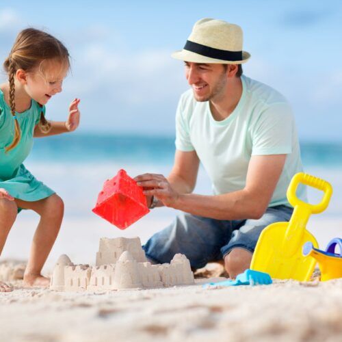 Grandparents, parents and children enjoying a family holiday on the Gold Coast
